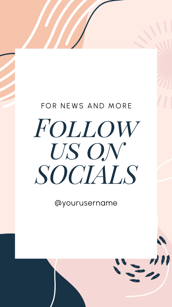Social Media Follow Instagram Story Design Image Preview