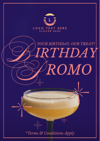 Rustic Birthday Promo Flyer Design