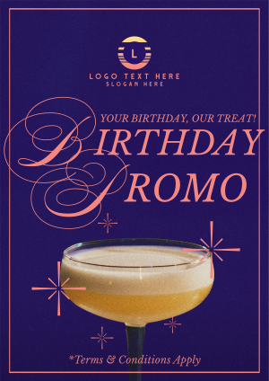 Rustic Birthday Promo Flyer Image Preview