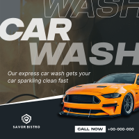 Professional Car Cleaning Instagram post Image Preview