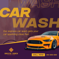 Professional Car Cleaning Instagram post Image Preview