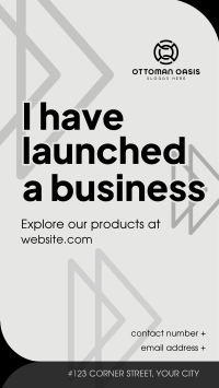 Business Launch Announcement TikTok Video Image Preview