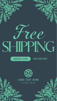 Floral Shipping Promo TikTok Video Design