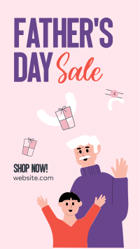 Fathers Day Sale TikTok Video Design