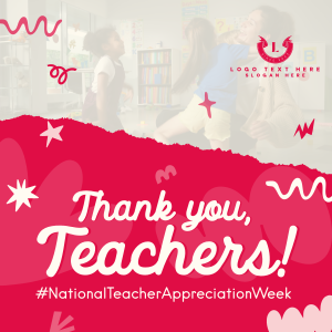 Teacher Week Greeting Instagram post Image Preview