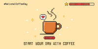 Coffee Day Pixel Twitter post Image Preview