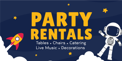 Kids Party Rentals Twitter Post Image Preview