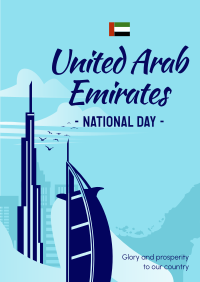UAE National Day Poster Image Preview