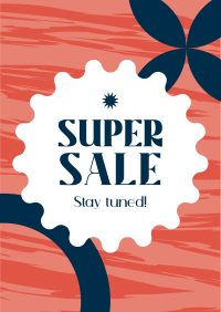 Abstract Beauty Super Sale Flyer Design