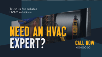 Reliable HVAC Solutions Facebook Event Cover Design
