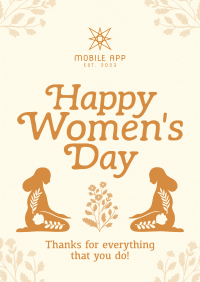 Rustic International Women's Day Poster Image Preview