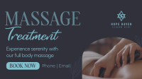 Massage Treatment Wellness Video Image Preview