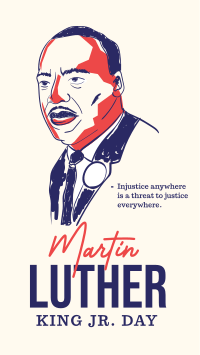 Martin Luther King Day Facebook Story Design