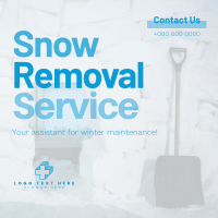 Snow Removal Assistant Instagram post Image Preview