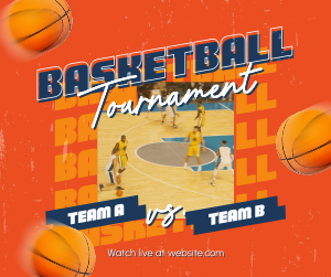 Basketball Game Tournament Facebook post Image Preview
