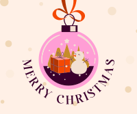 Christmas Snowball Facebook Post Design