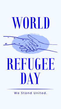 We Celebrate all Refugees Facebook Story Design