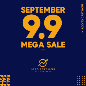 Mega Sale 9.9 Instagram post Image Preview