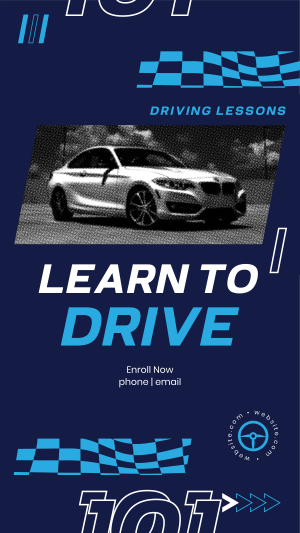 Your Driving School Instagram story Image Preview