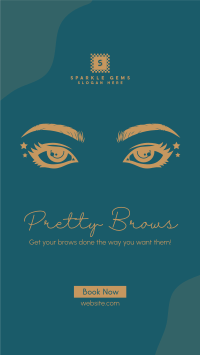 Pretty Brows Facebook story Image Preview