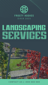 Clean Landscaping Service TikTok Video Image Preview