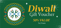 Diwali Wish Gift Certificate Design