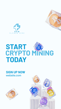 Start Crypto Today Facebook story Image Preview