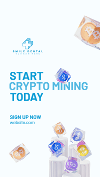 Start Crypto Today Facebook story Image Preview