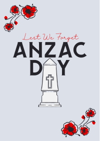 Remembering Anzac Day Flyer Image Preview