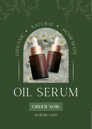 Natural Skincare Product Poster Image Preview