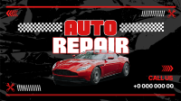 Auto Repair Service Facebook event cover Image Preview