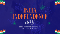 India Independence Symbols Animation Preview
