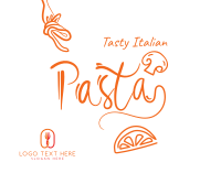 Italian Pasta Script Text Facebook post Image Preview