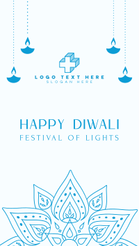 Diwali Celebration Instagram story Image Preview