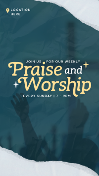 Praise & Worship Instagram Story Design