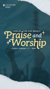Praise & Worship Instagram story Image Preview
