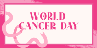 Minimalist Cancer Awareness Twitter post Image Preview