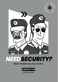 The Best Guard Service Flyer Image Preview