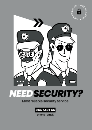 The Best Guard Service Flyer Image Preview