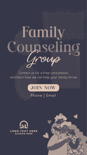 Family Counseling Group Instagram story Image Preview