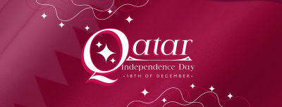 Qatar National Day Facebook cover Image Preview