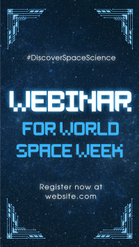 Space Week Webinars Instagram Reel Preview