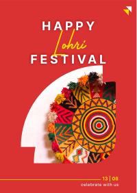 Lohri Fest Flyer Design