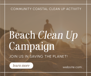 Beach Clean Up Drive Facebook post Image Preview