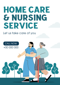 Homecare Service Flyer Design