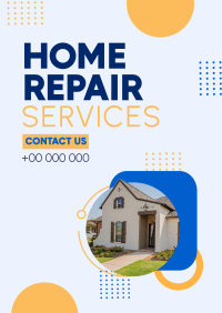 House Repair Service Expert Generic Offer Poster Design