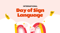 Sign Language Day Animation Design