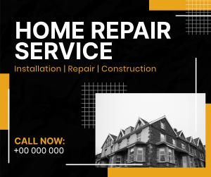 Minimal  Home Repair Service Offer Facebook post Image Preview