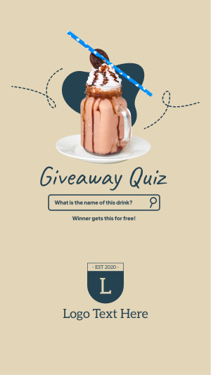 Giveaway Quiz Instagram story Image Preview