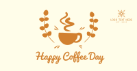 Happy Coffee Day Badge Facebook ad Image Preview